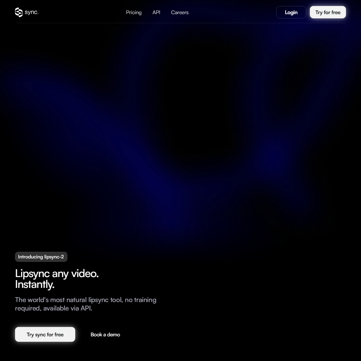 sync. - video editing Tool Screenshot