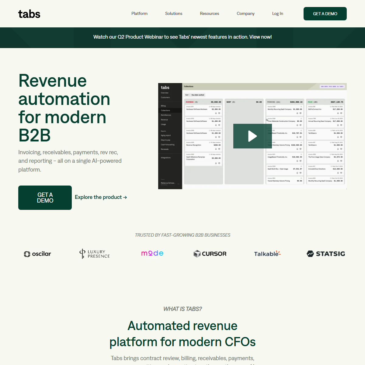 Tabs - finance Tool Screenshot