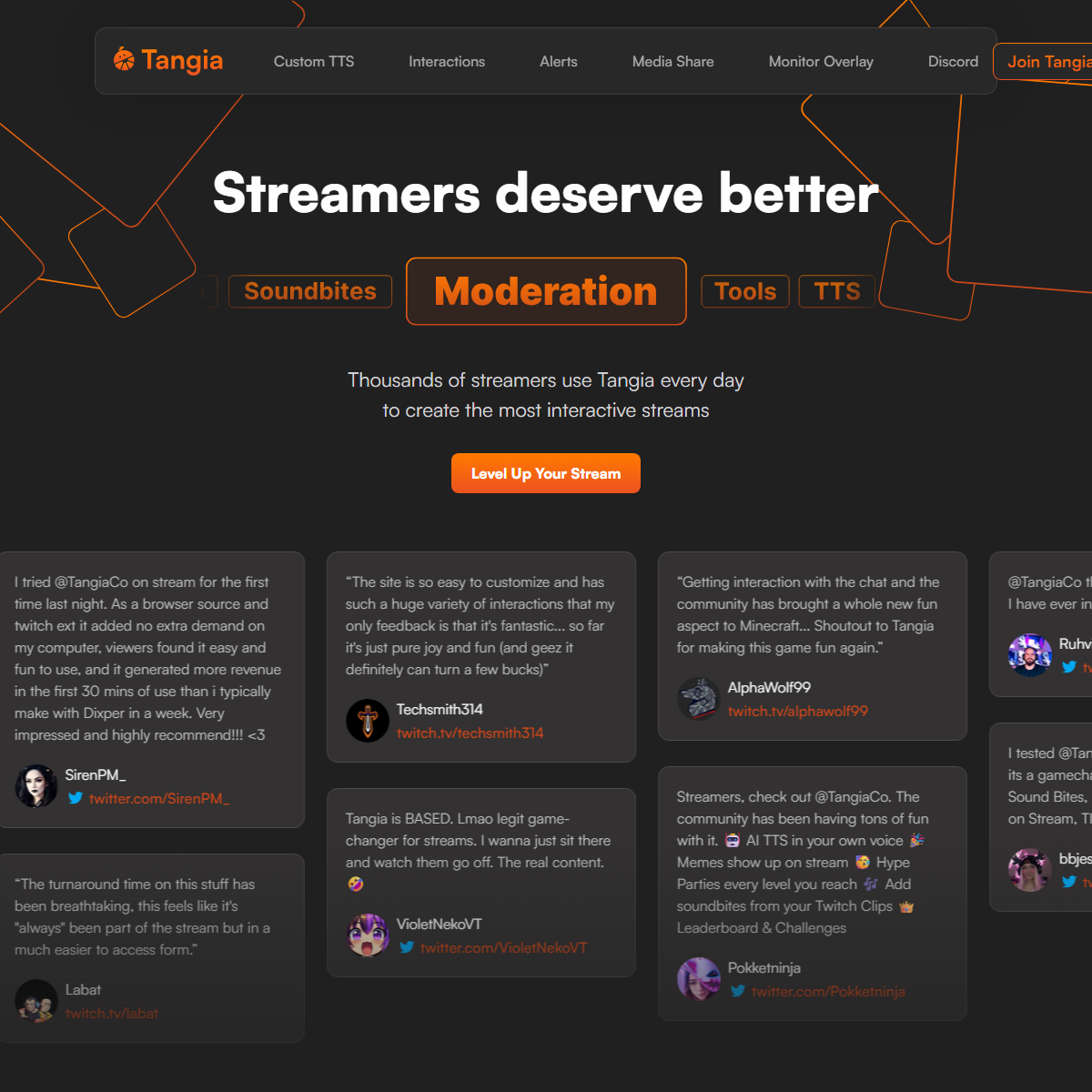 Tangia - text to speech Tool Screenshot