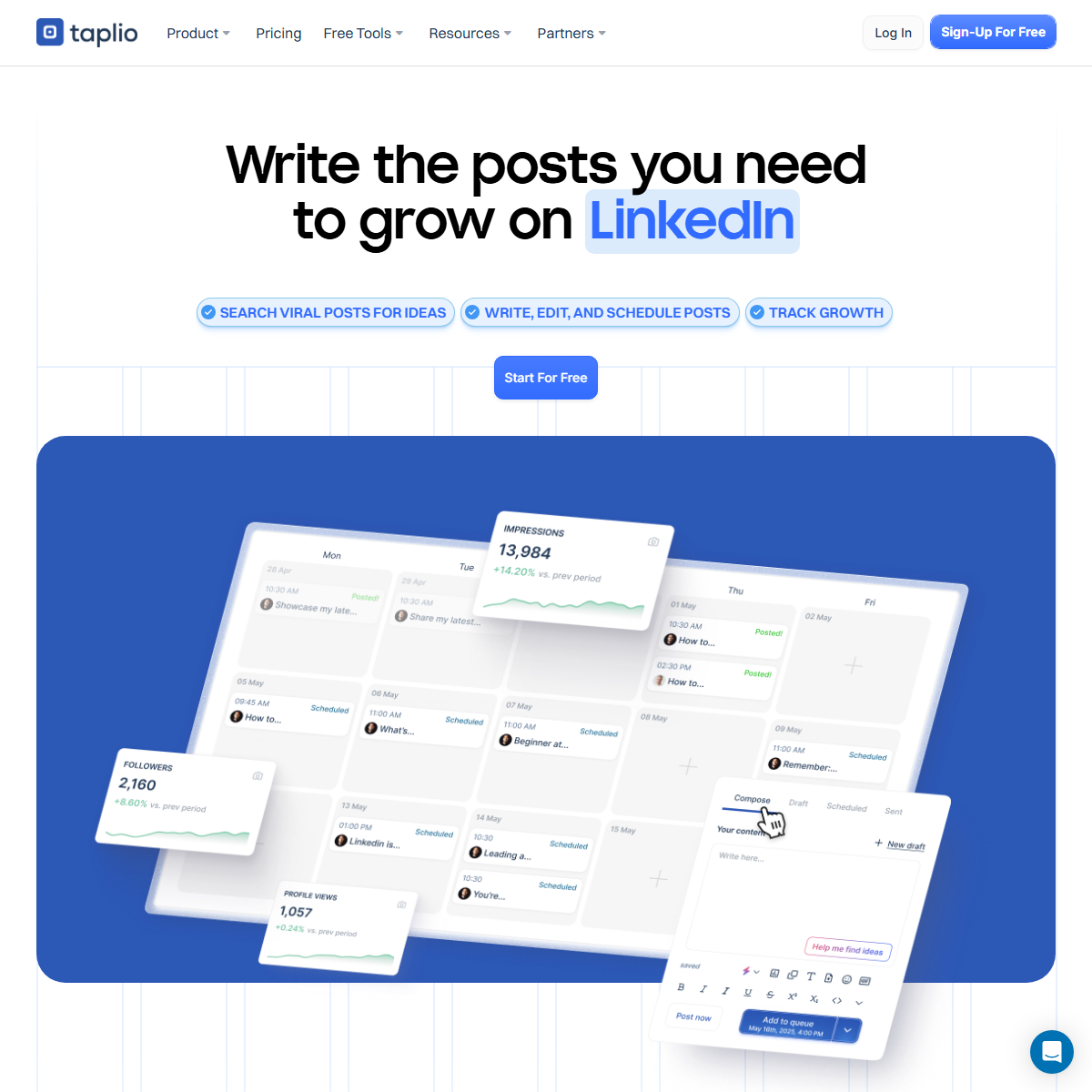 Taplio - social media Tool