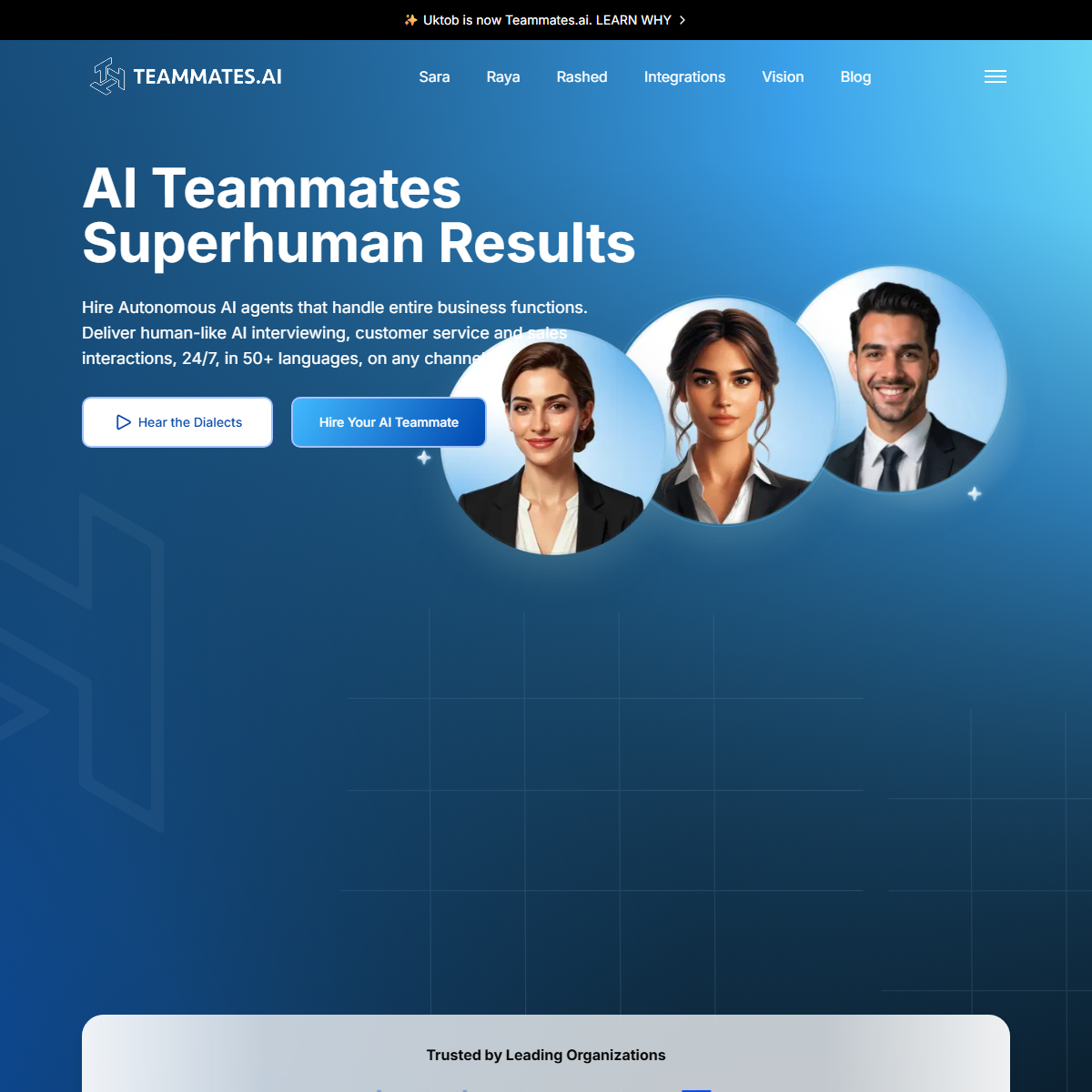 Teammates.AI - AI agents Tool Screenshot
