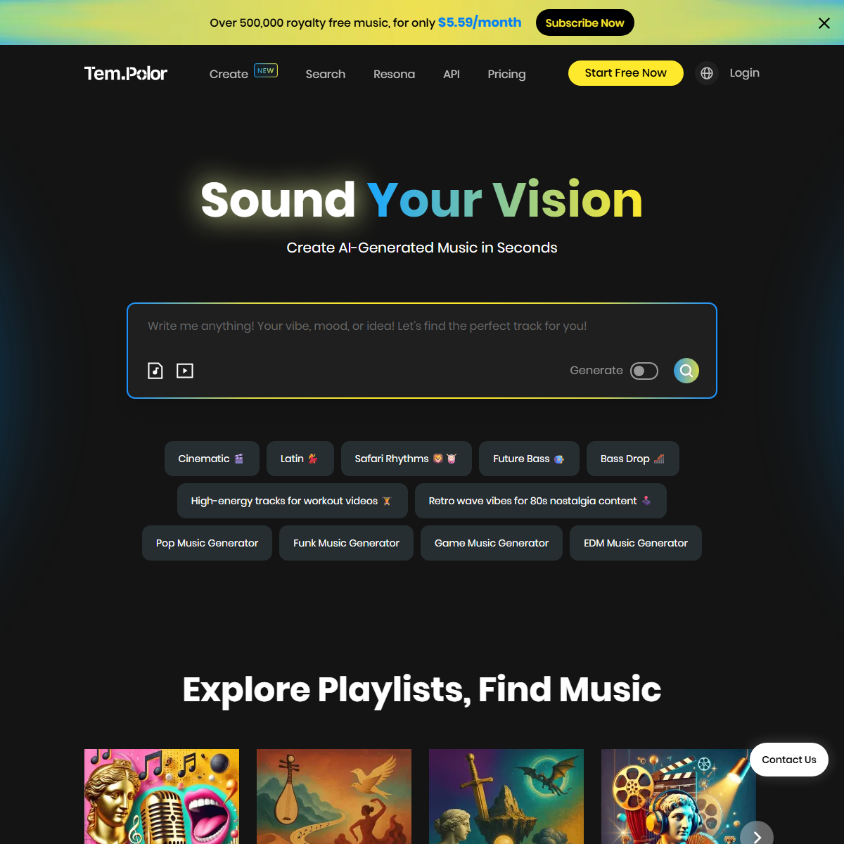 TemPolor - music Tool