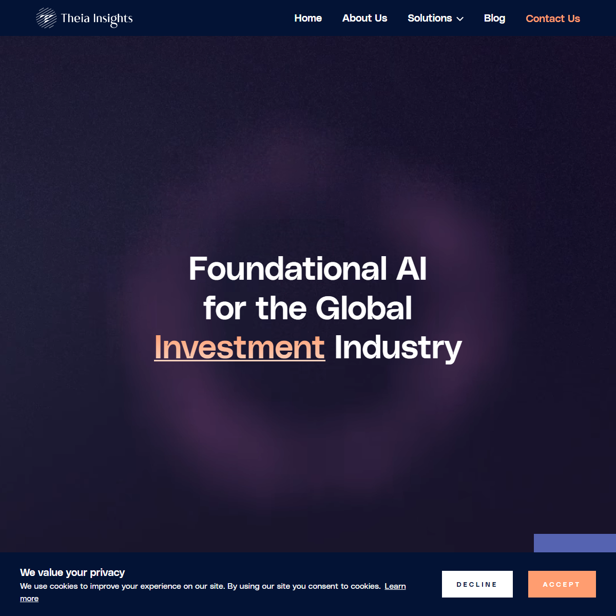 Theia Insights - customer support Tool Screenshot