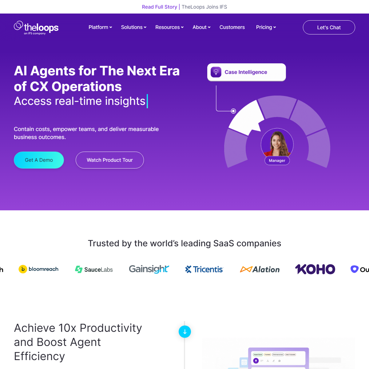 TheLoops - customer support Tool