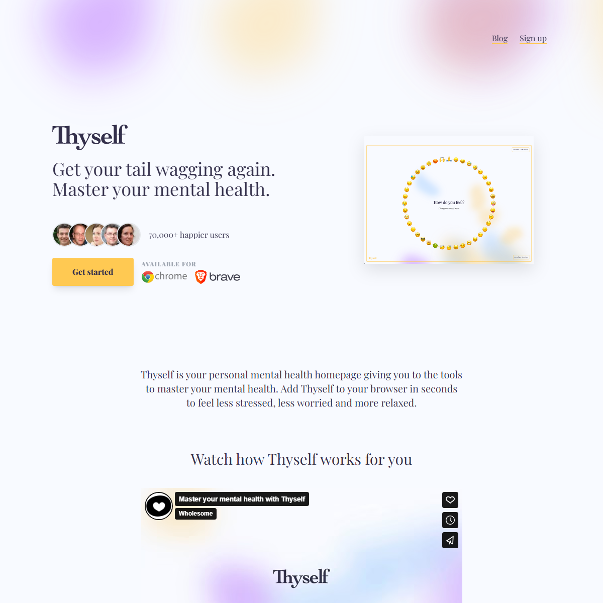 Thyself - health Tool Screenshot