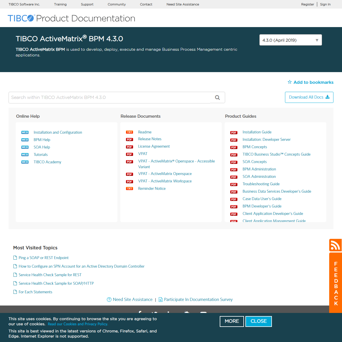 TIBCO ActiveMatrix BPM - workflows Tool Screenshot