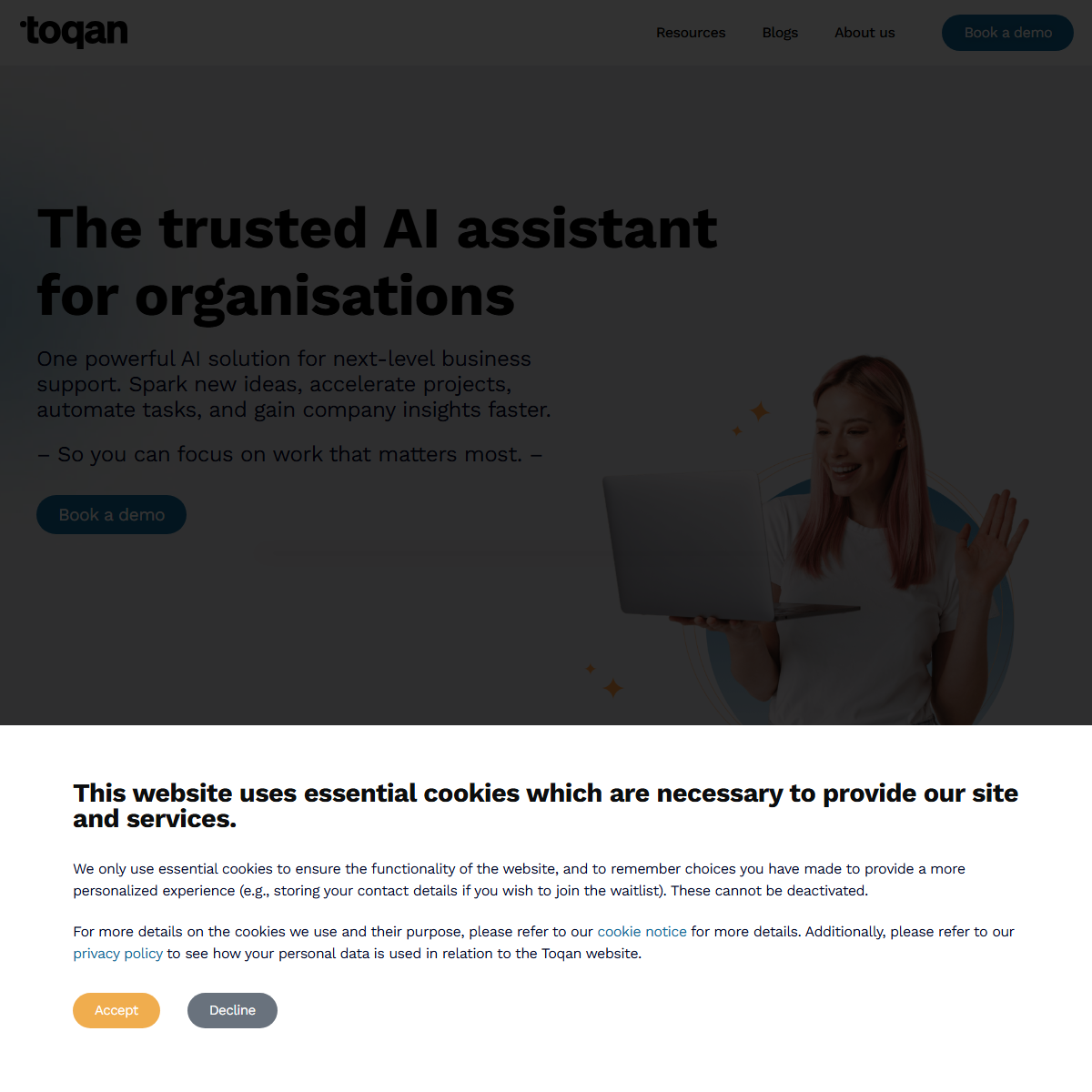Toqan - AI agents Tool Screenshot
