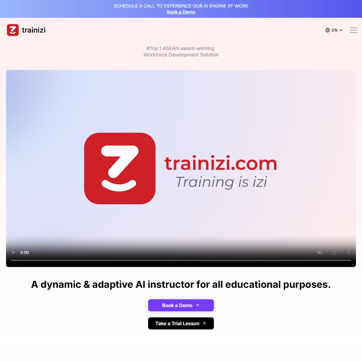 Trainizi - education Tool Screenshot