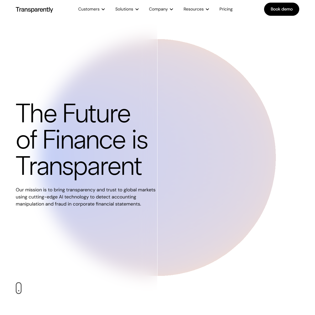 Transparently.AI - finance Tool Screenshot
