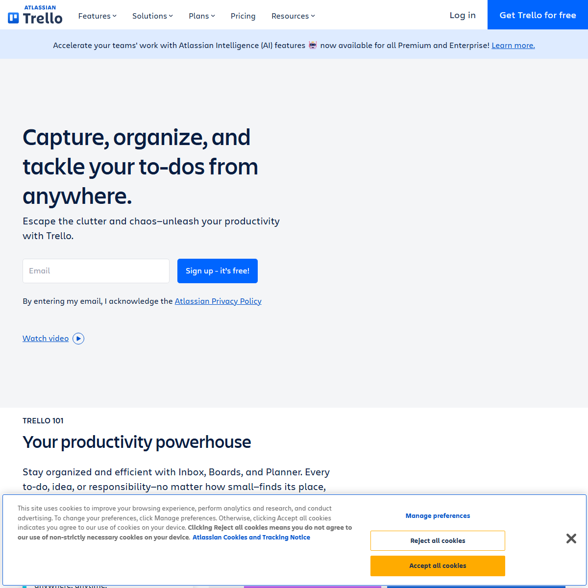Trello - project management Tool