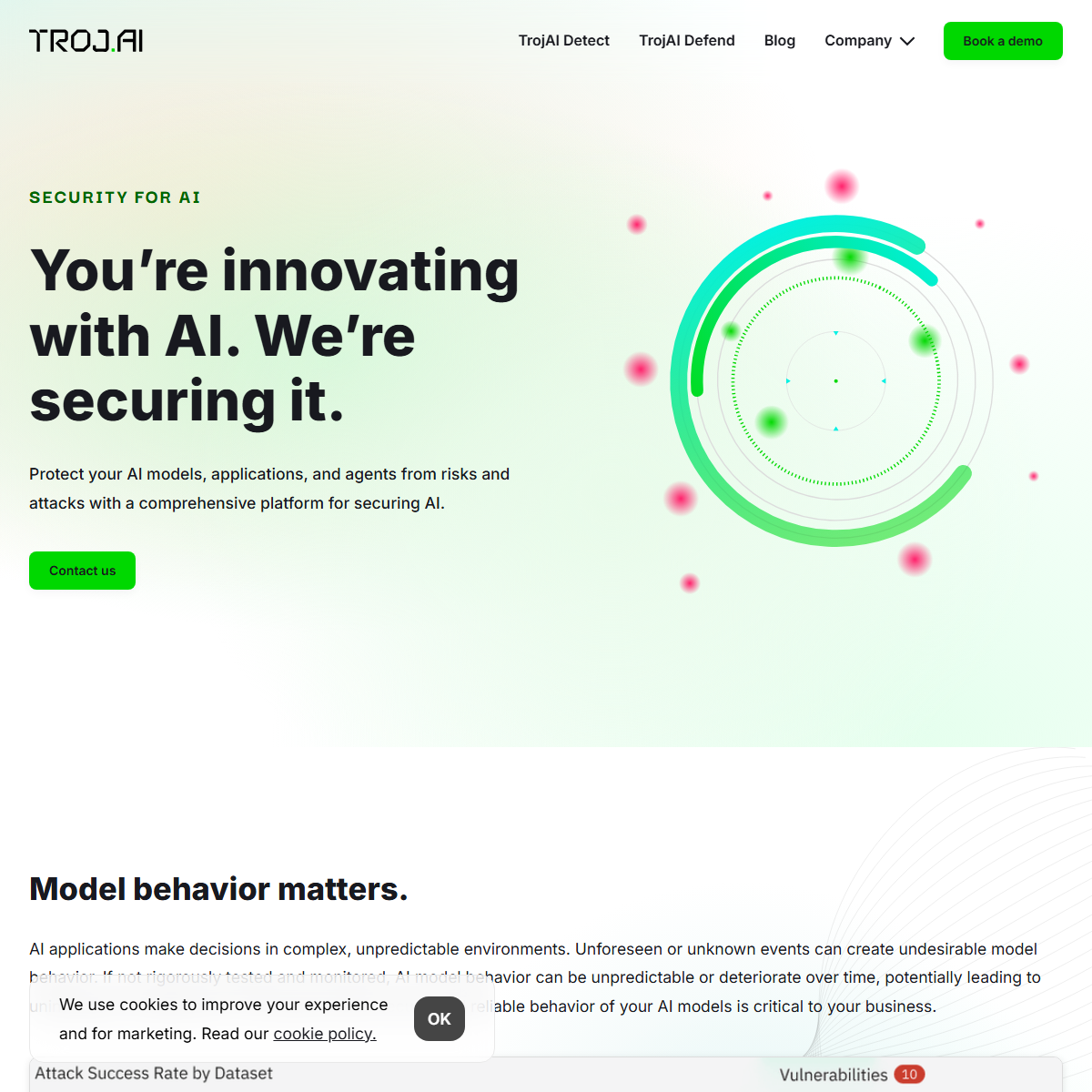Troj.ai - AI detection Tool Screenshot