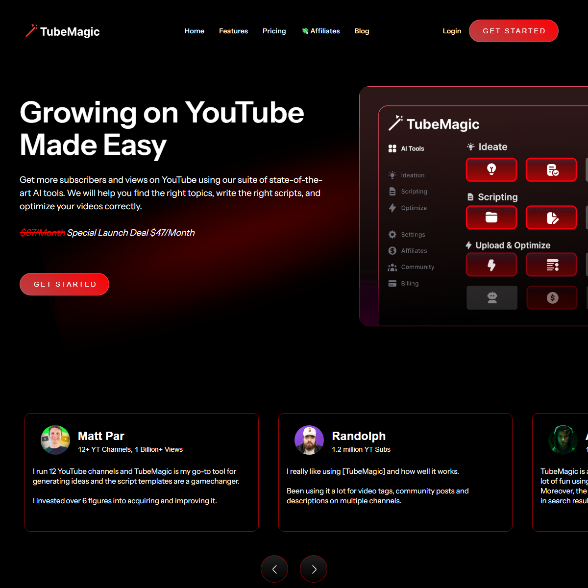 TubeMagic - SEO Tool Screenshot