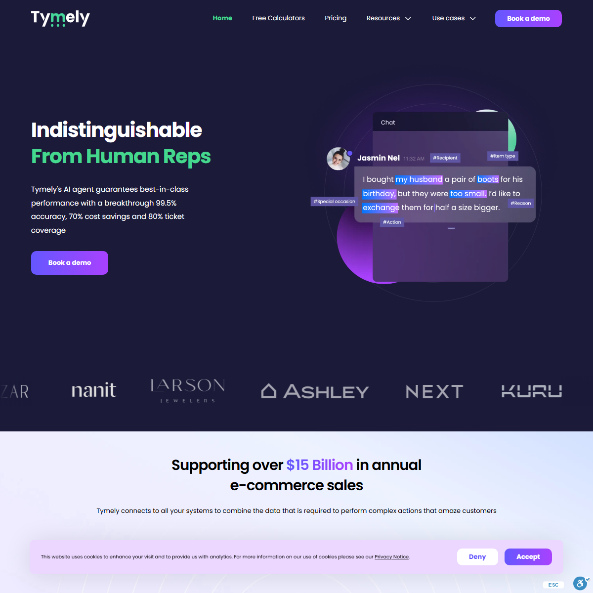 Tymely - customer support Tool Screenshot