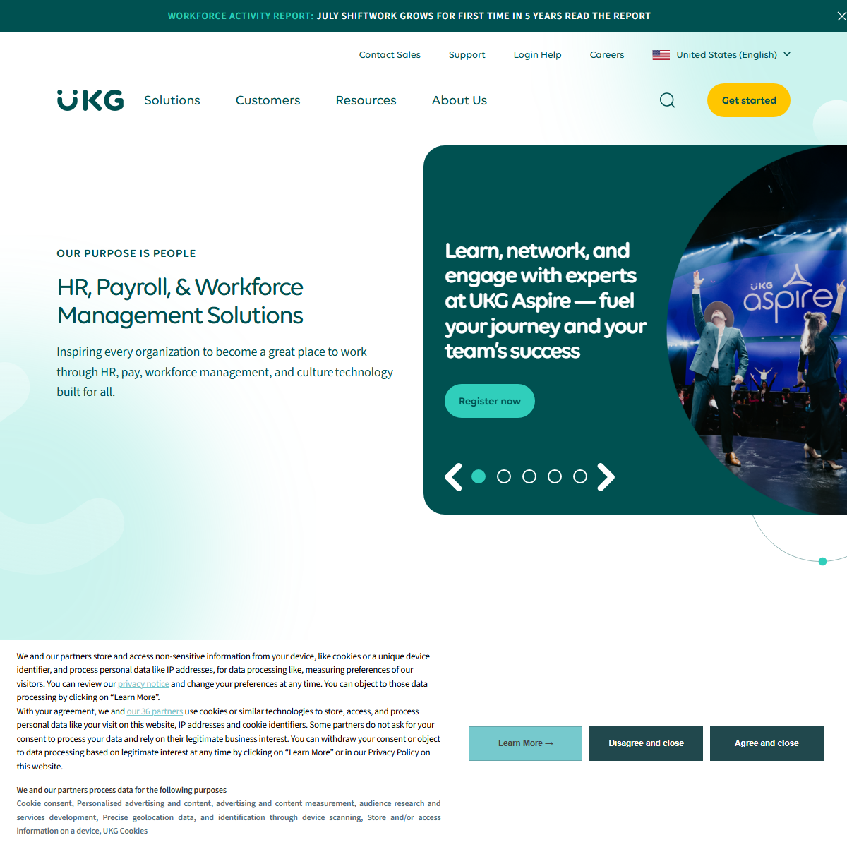 UKG - human resources Tool Screenshot
