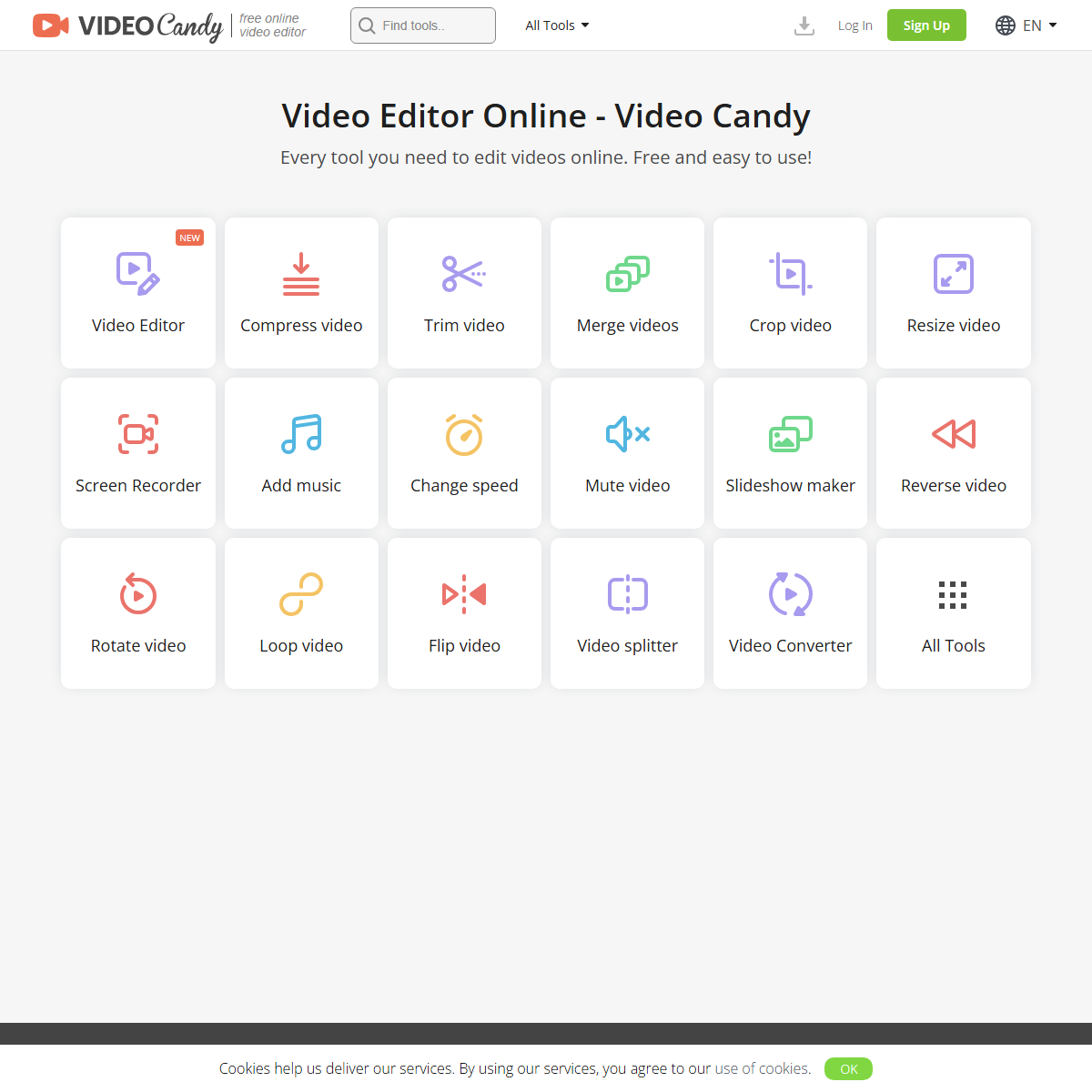 Video Candy - video editing Tool Screenshot