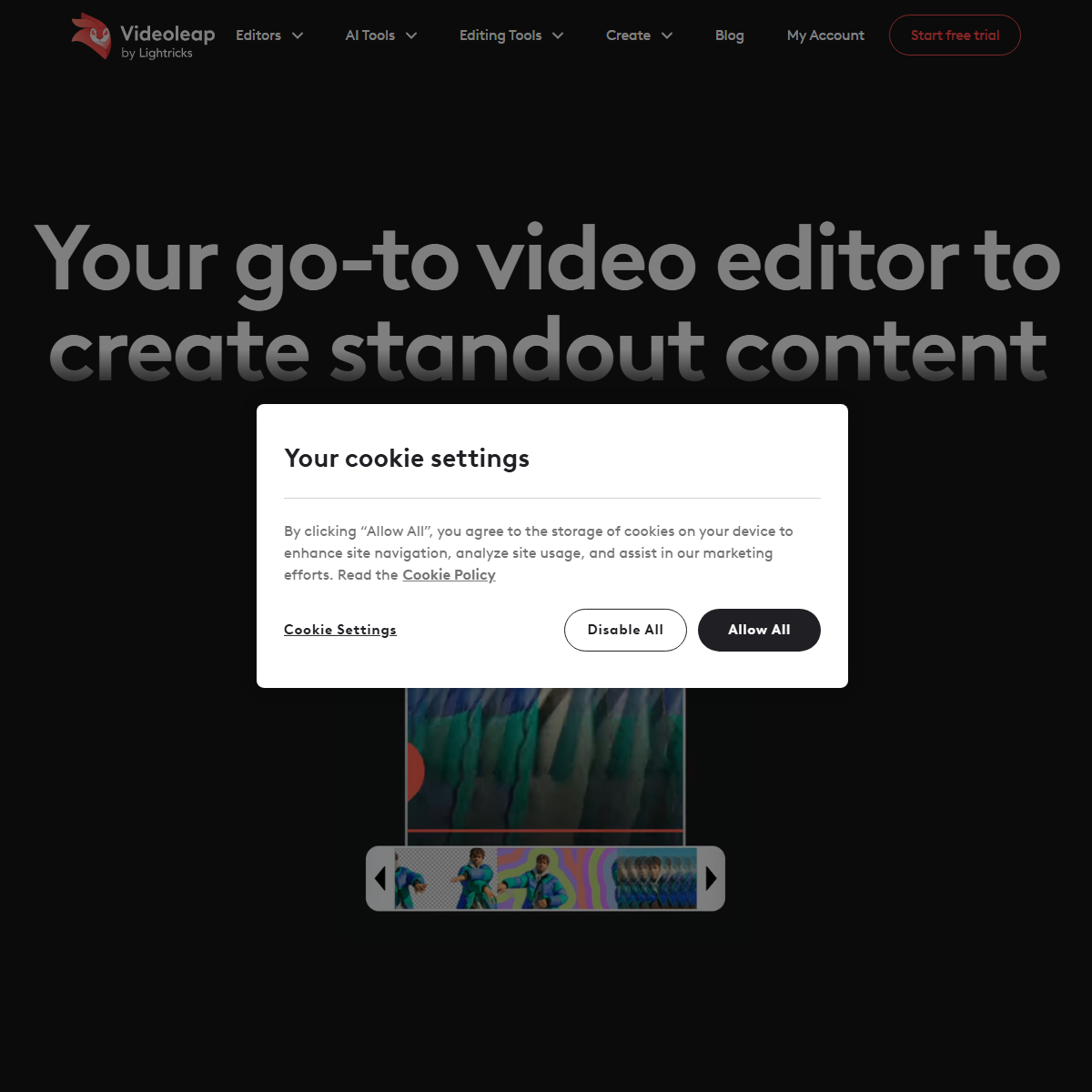 Videoleap - video editing Tool Screenshot