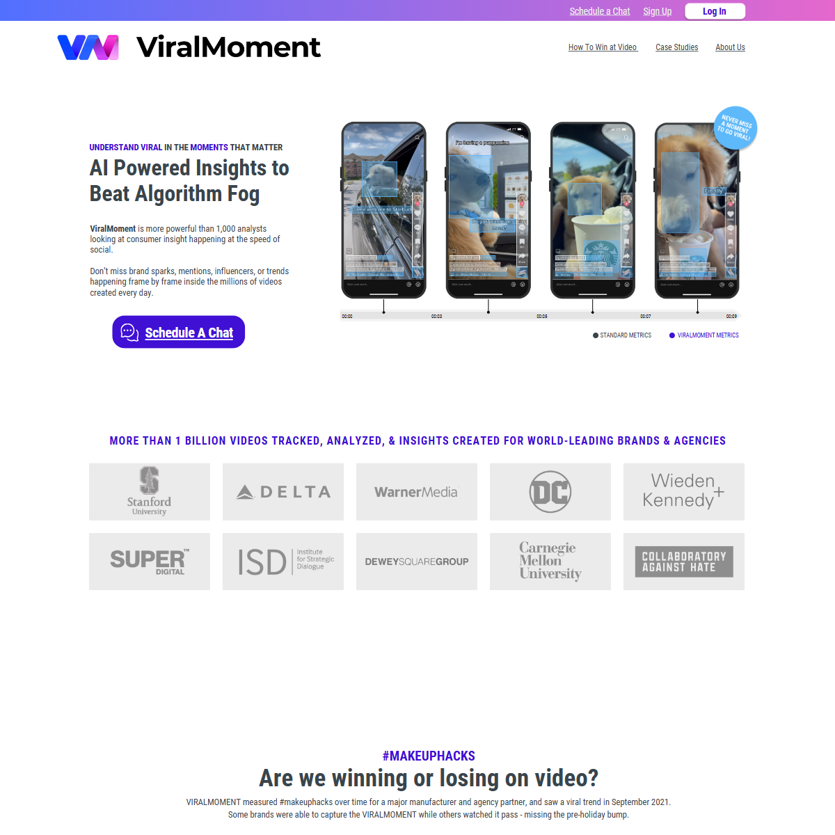 ViralMoment - marketing Tool Screenshot