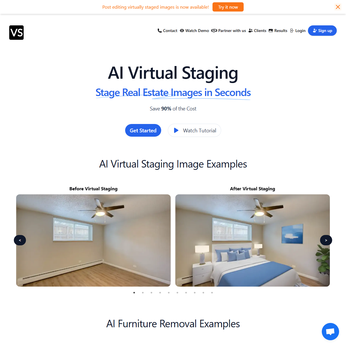 Virtual Staging AI - design generators Tool