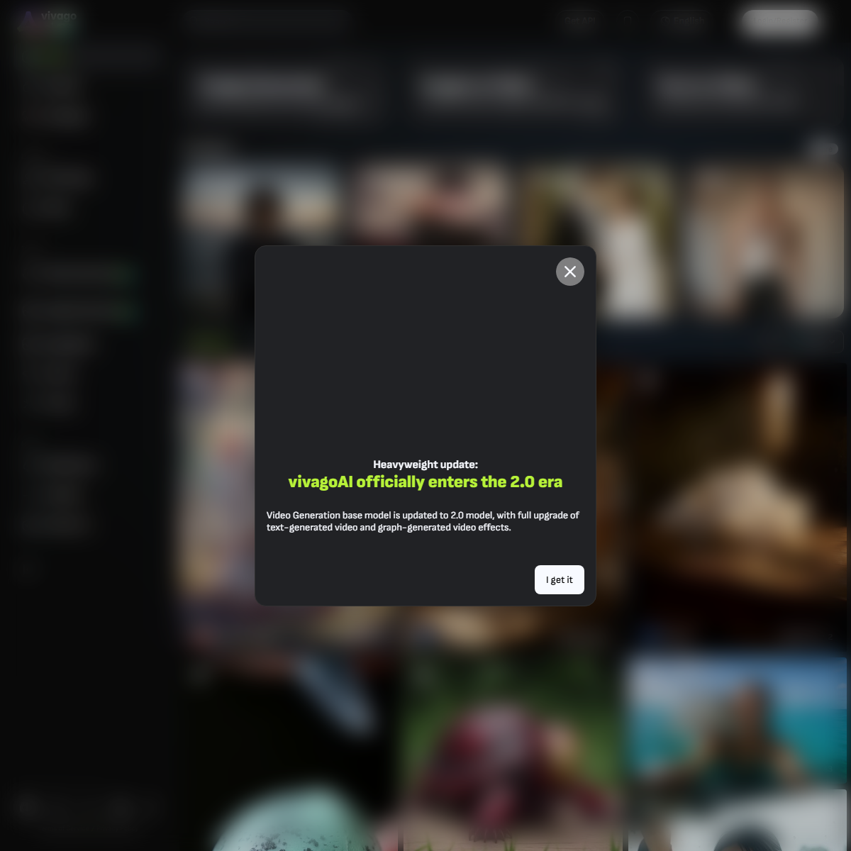 vivago.ai - text to video Tool Screenshot