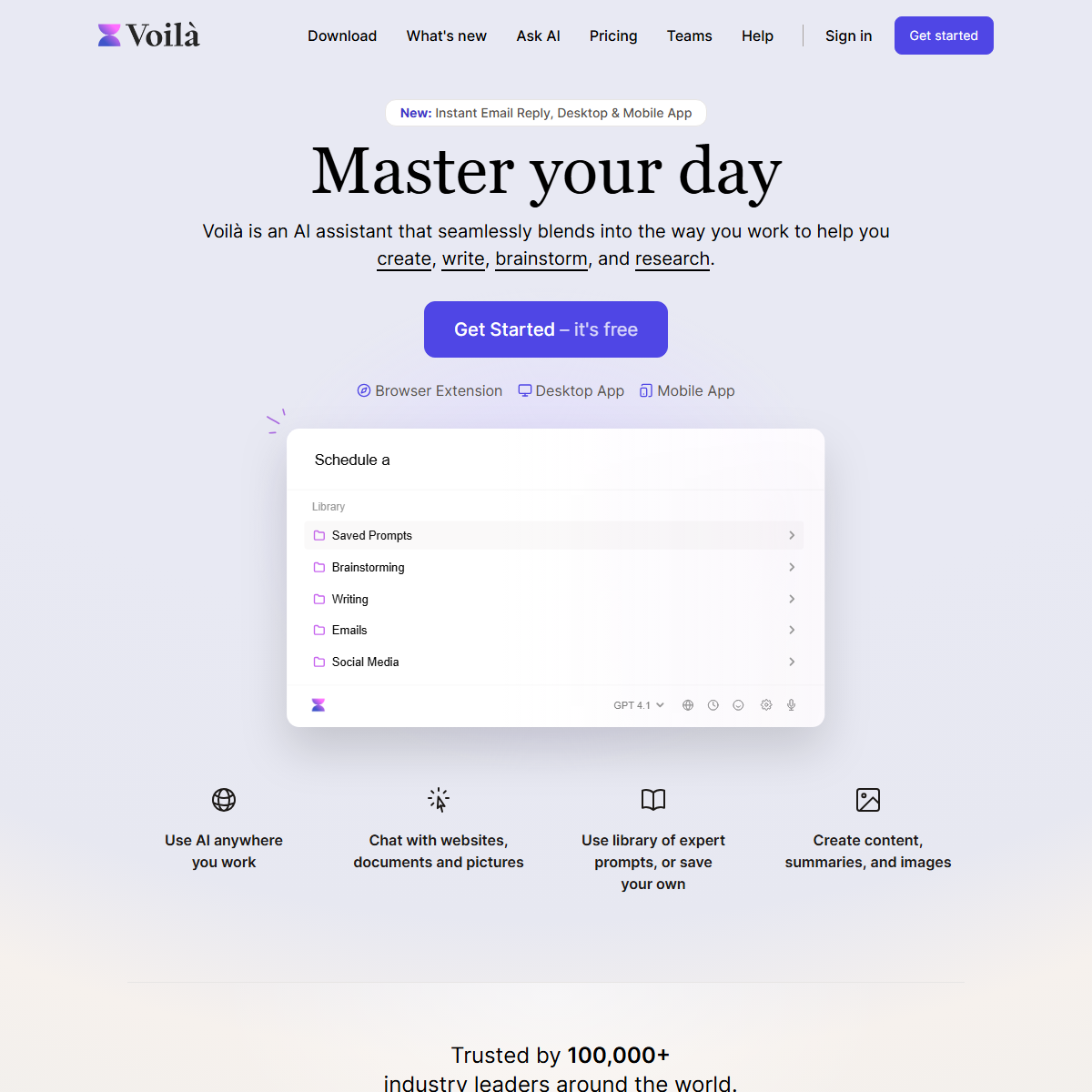 Voilà - copywriting Tool