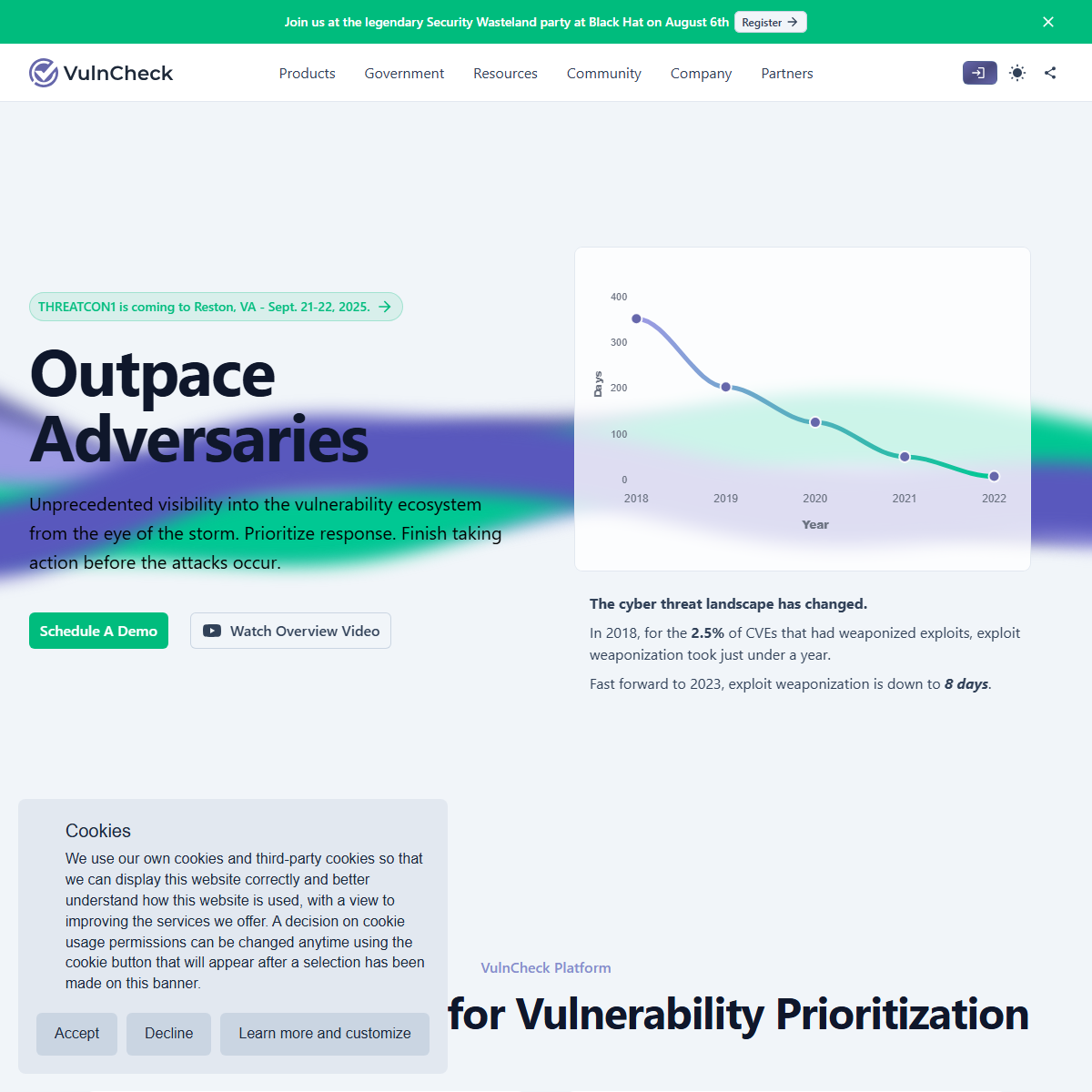 VulnCheck - AI detection Tool Screenshot