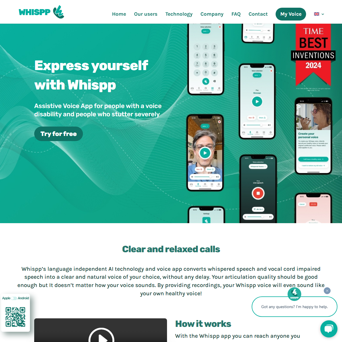 Whispp - text to speech Tool Screenshot