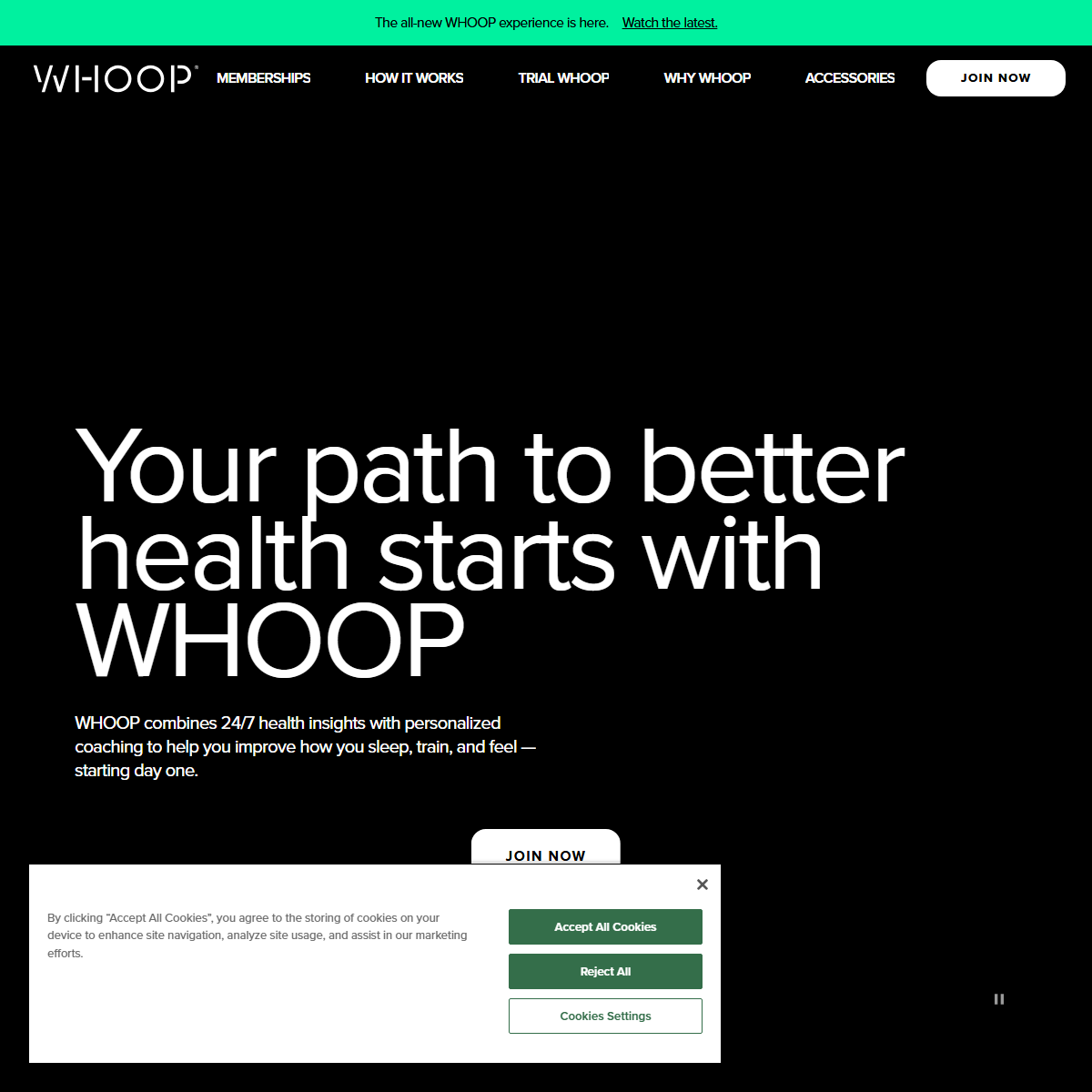 Whoop - fitness Tool Screenshot