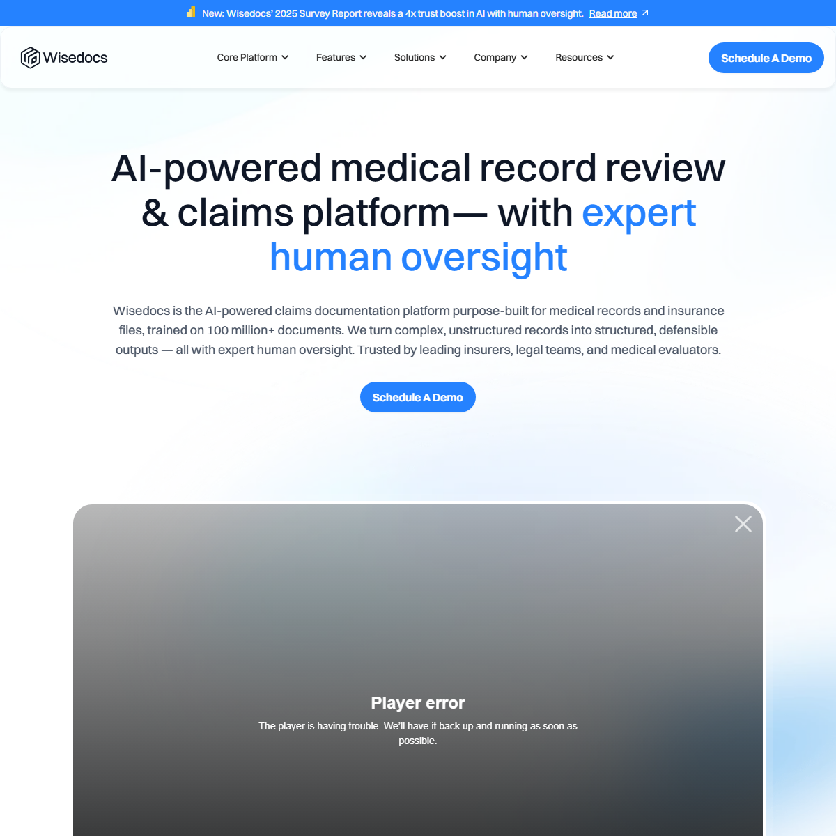 Wisedocs - legal Tool Screenshot