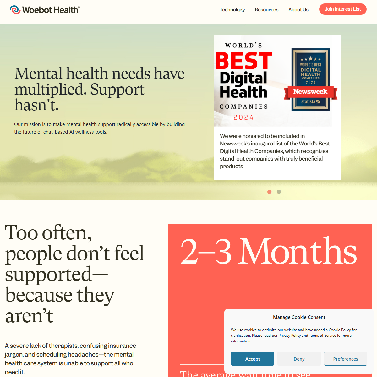 Woebot Health - health Tool Screenshot