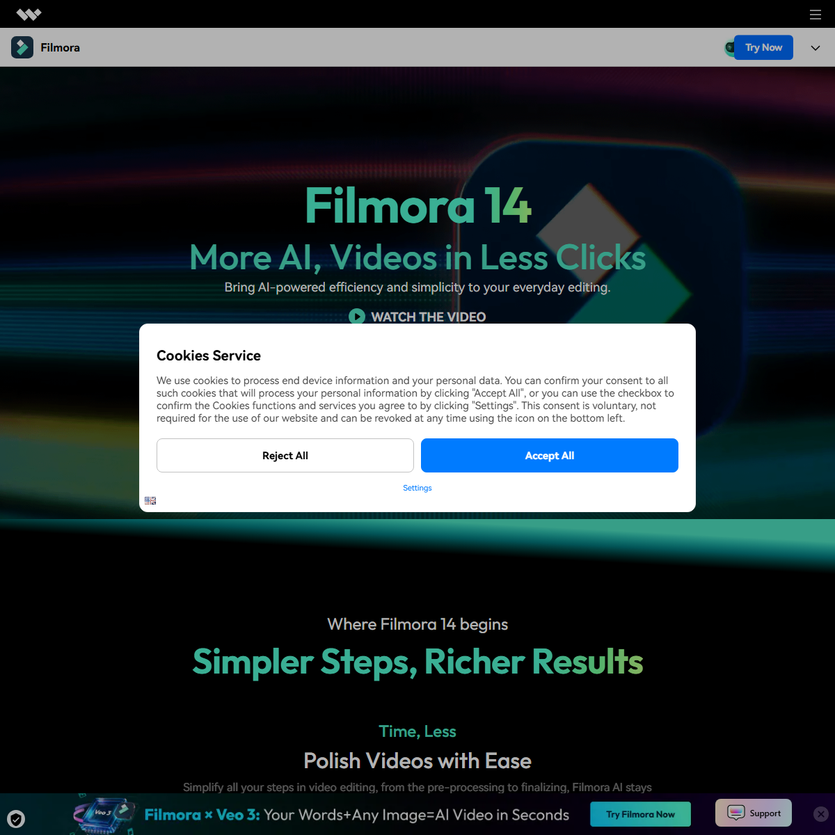 Wondershare Filmora - video editing Tool Screenshot