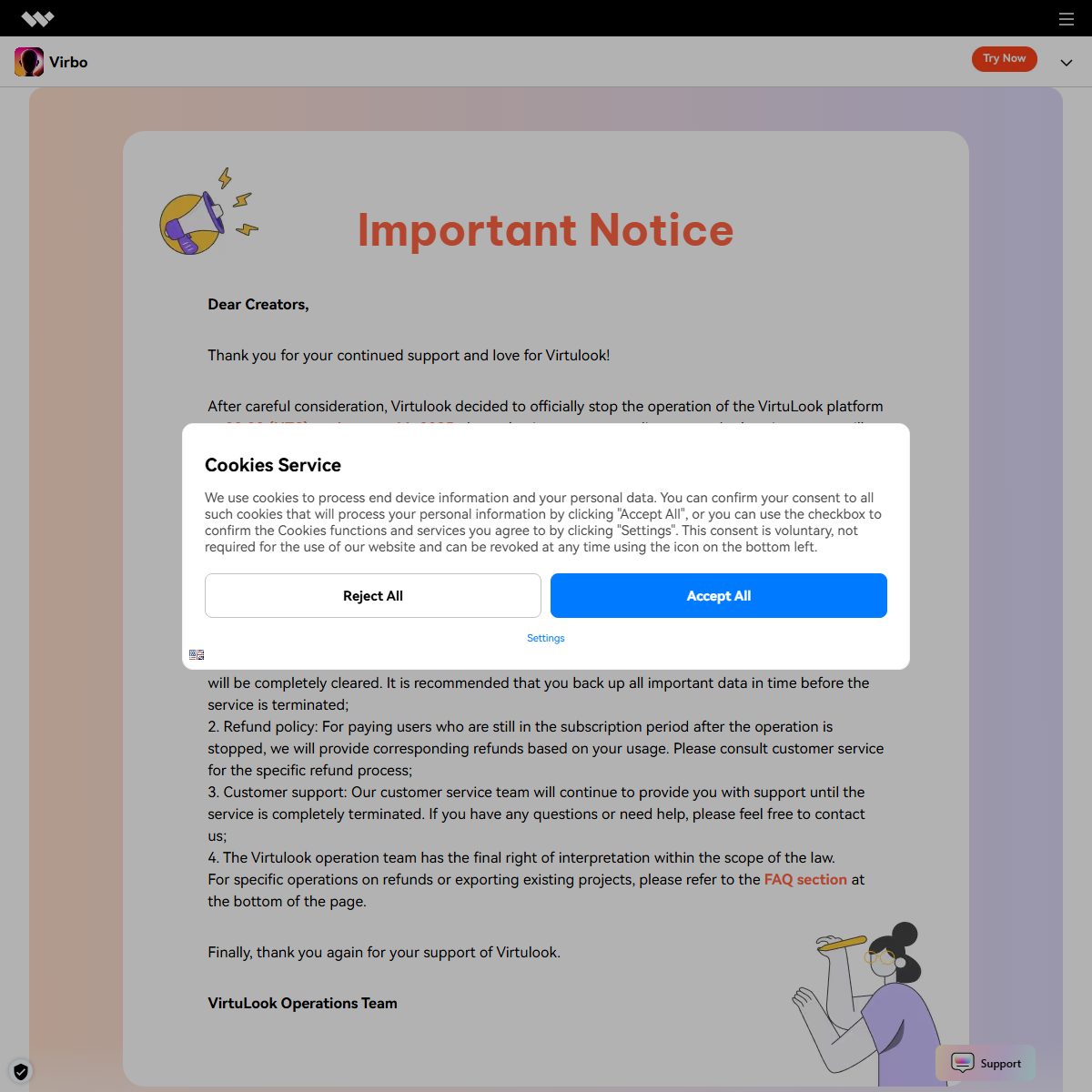 Wondershare VirtuLook - image generators Tool Screenshot
