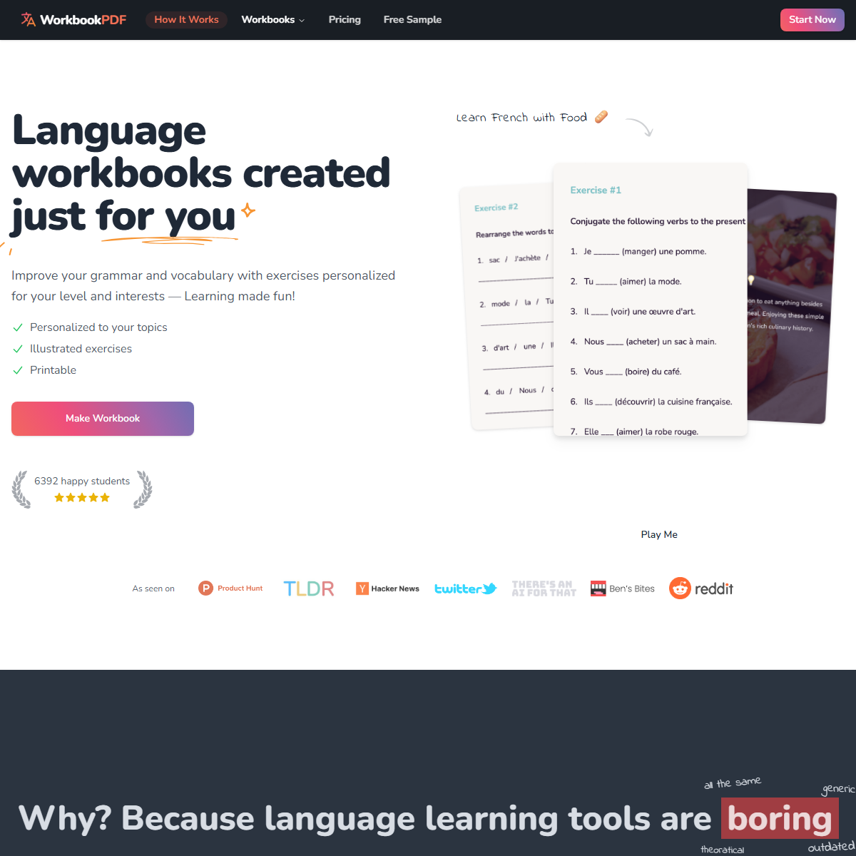 WorkbookPDF - education Tool Screenshot