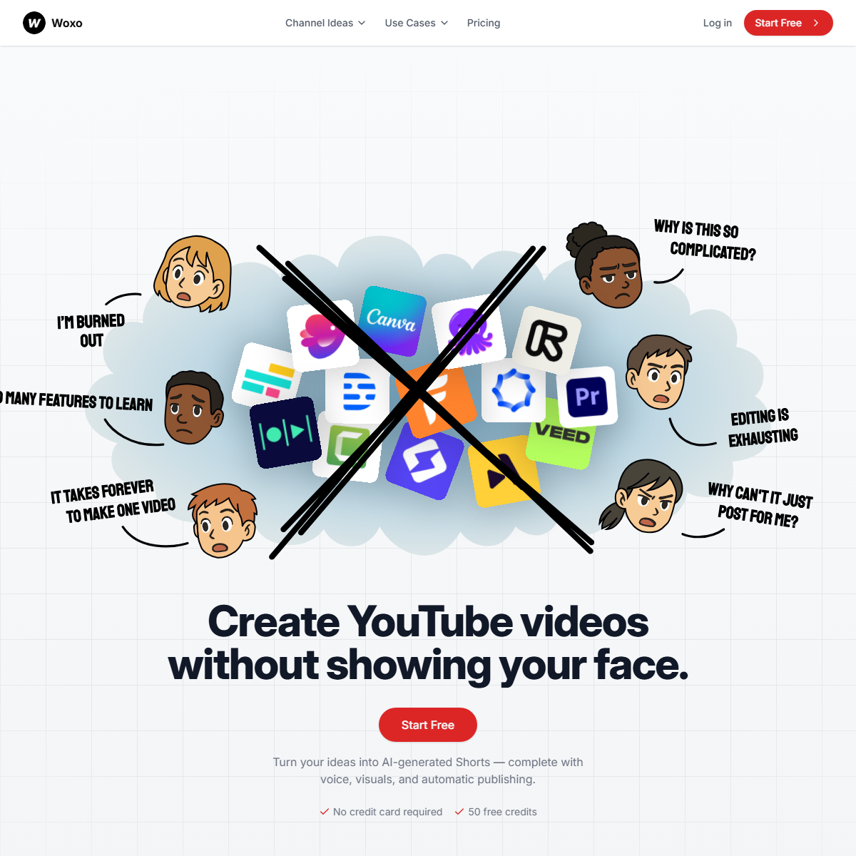 WOXO - Idea to Videos - video generators Tool Screenshot