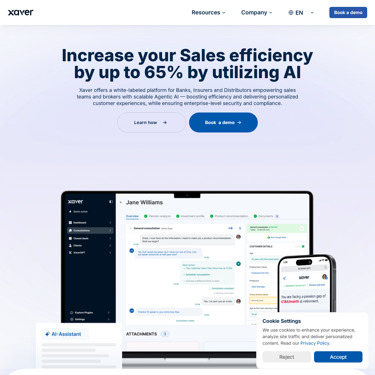 Xaver - finance Tool Screenshot