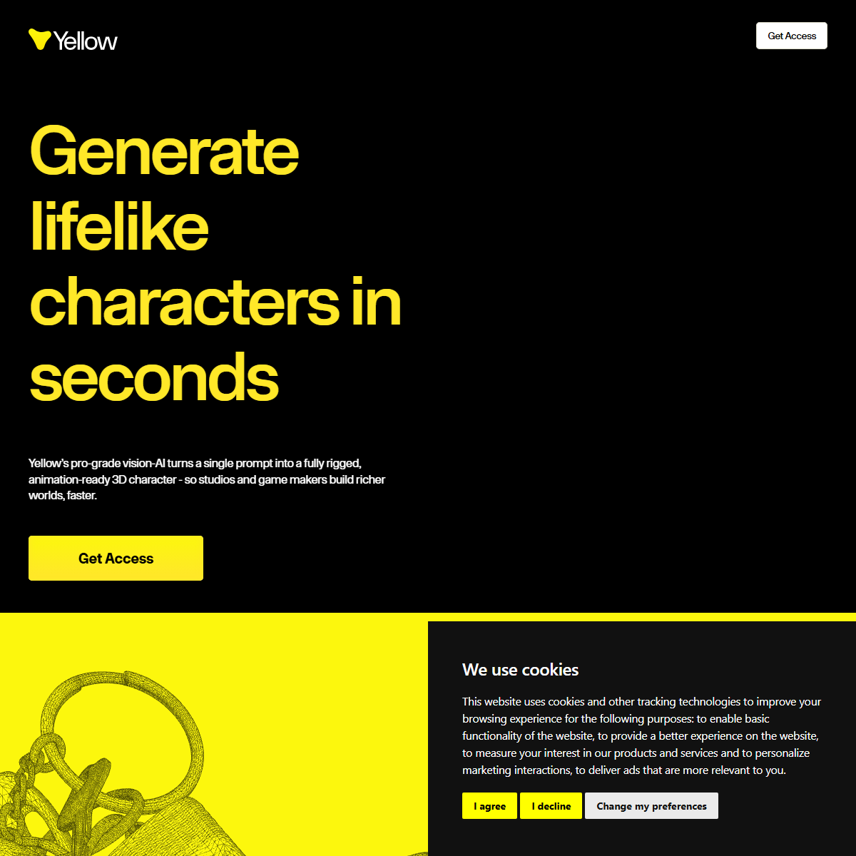 Yellow - 3D Tool Screenshot