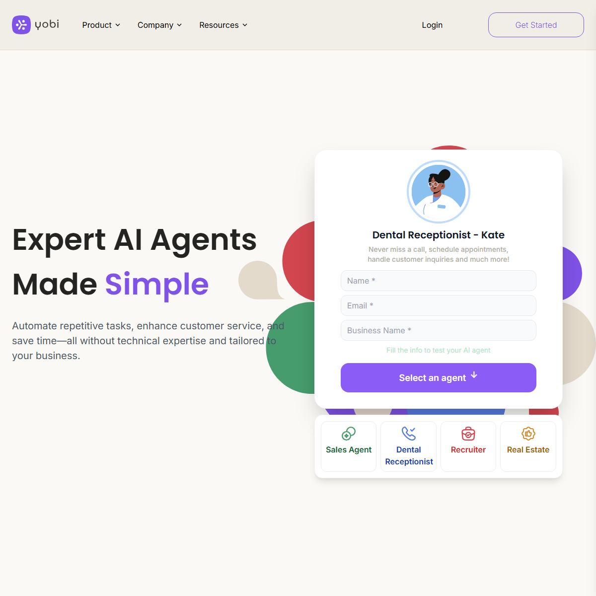 Yobi - sales assistant Tool
