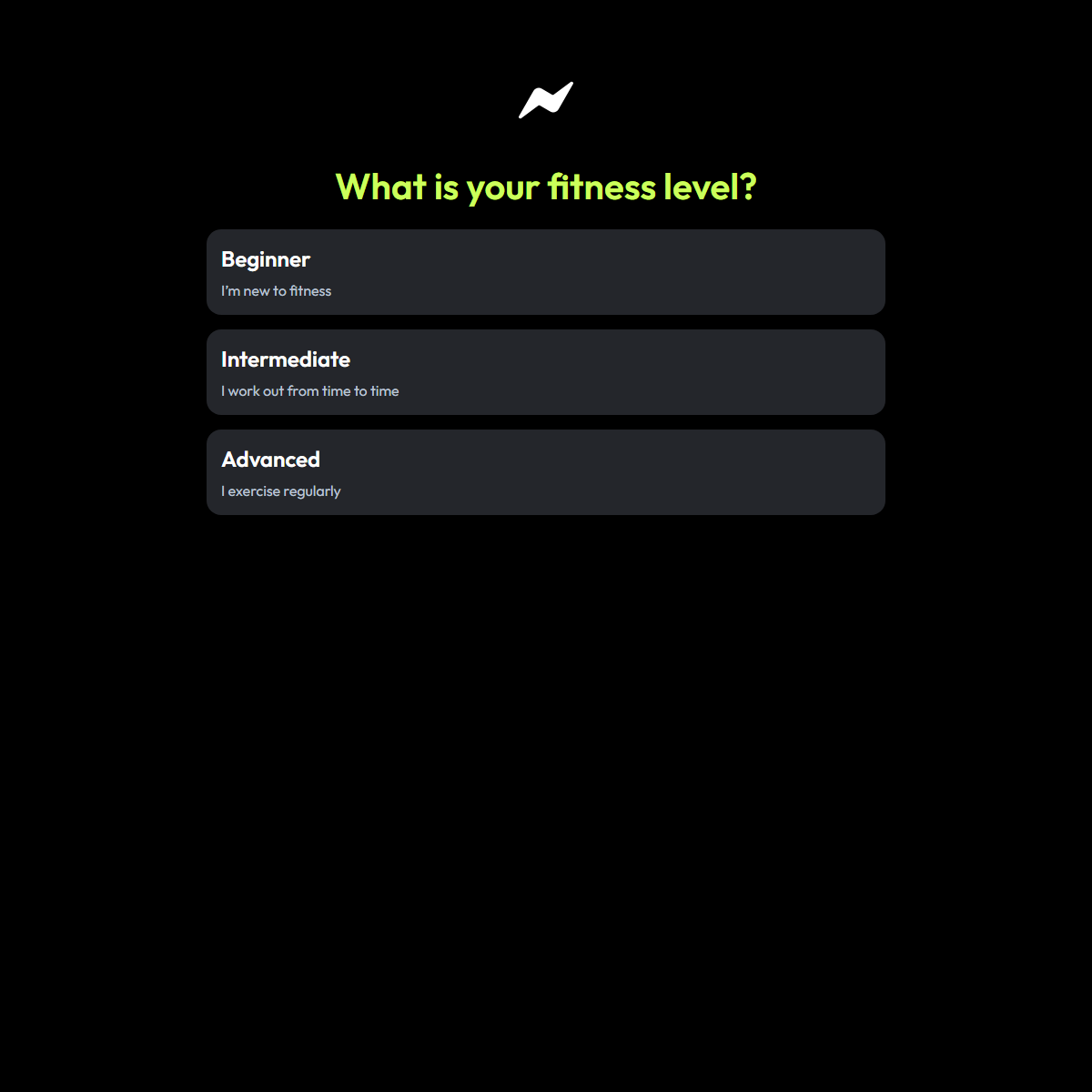Zing Coach - fitness Tool Screenshot