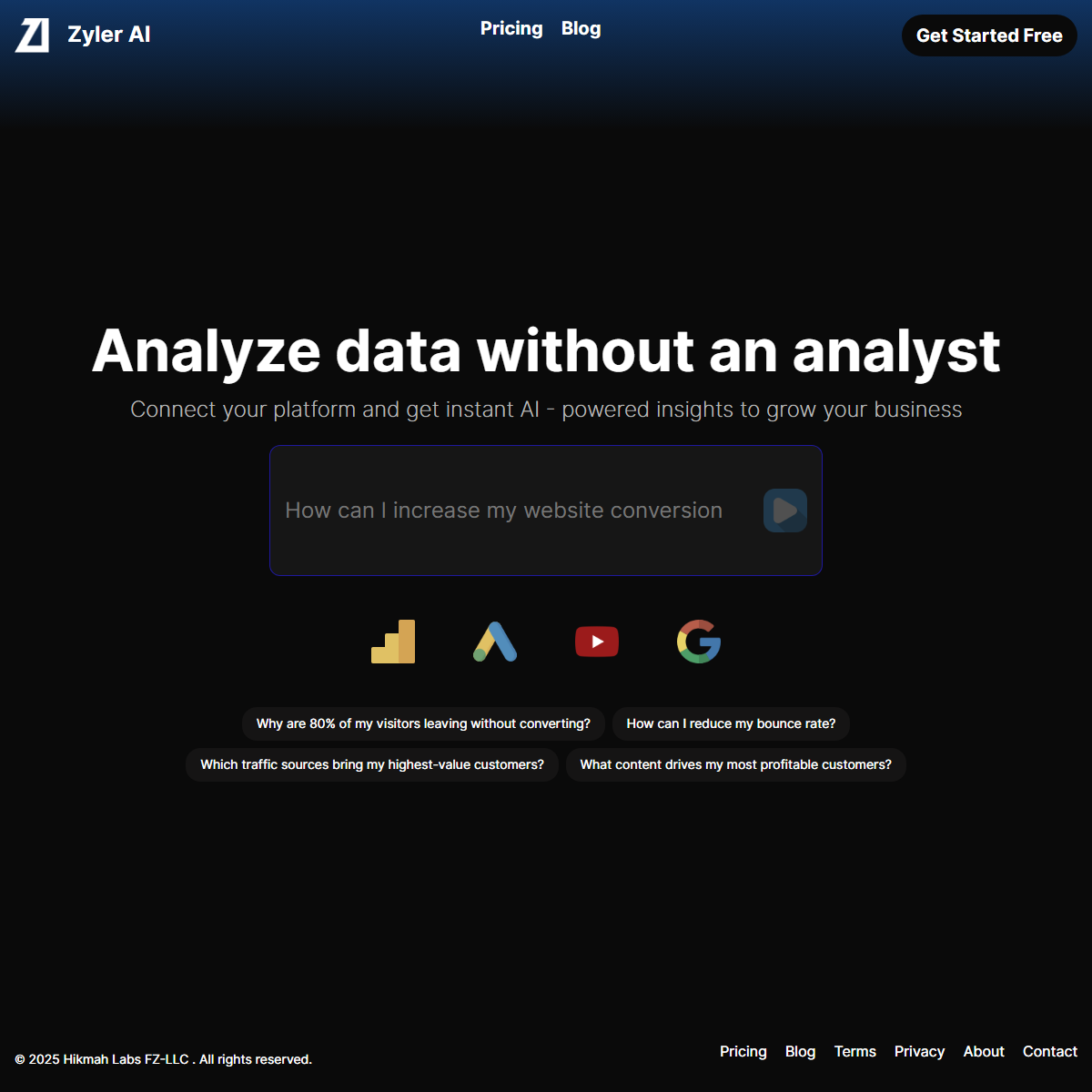 Zyler AI - marketing Tool Screenshot